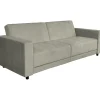 Allie II - Slaapbank 3-zits in taupe fluweel