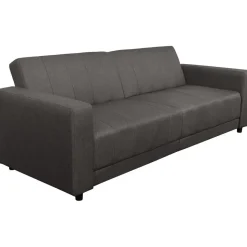 Allie II - Slaapbank 3-zits in donkerbruine stof