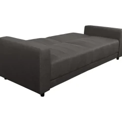 Allie II - Slaapbank 3-zits in donkerbruine stof