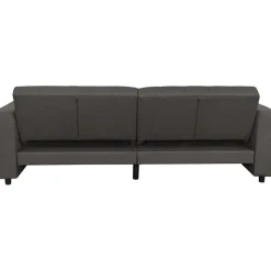 Allie II - Slaapbank 3-zits in donkerbruine stof