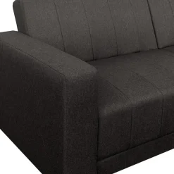 Allie II - Slaapbank 3-zits in donkerbruine stof