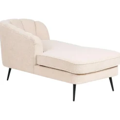 ALLIER - Chaise longue - Beige - Rechterzijde - Bouclé