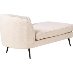 ALLIER - Chaise longue - Beige - Linkerzijde - Bouclé