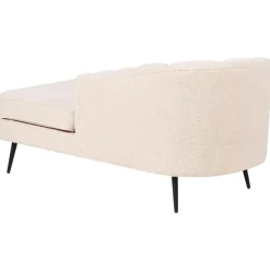 ALLIER - Chaise longue - Beige - Linkerzijde - Bouclé