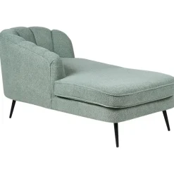ALLIER - Chaise longue - Groen - Rechterzijde - Bouclé
