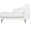 ALLIER - Chaise longue - Off-white - Rechterzijde - Bouclé