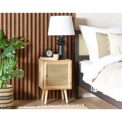 ALMO - Nachtkastje - Lichte houtkleur - MDF