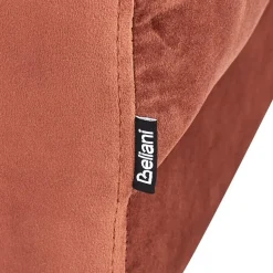 ALNES - Ottomaan - Lichtrood - Polyester