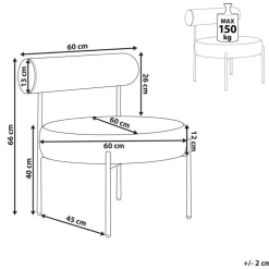 ALPHA - Fauteuil - Groen - Bouclé
