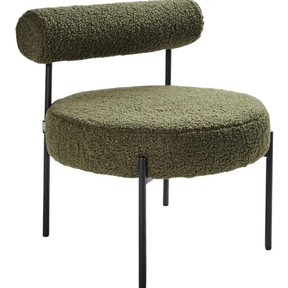 ALPHA - Fauteuil - Groen - Bouclé