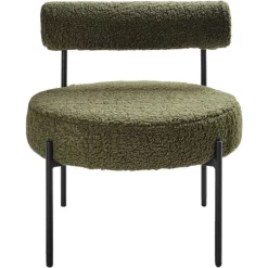 ALPHA - Fauteuil - Groen - Bouclé