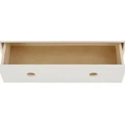 Alpi - Boekenkast met dak en 1 lade in wit gelakt grenen