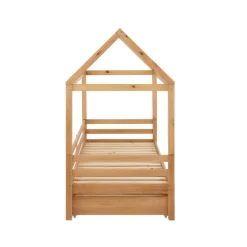 Alpi2 - Onderschuifbed 90x200 cm voor kinderen grenen