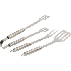 Alpina BBQ tools - 3-delige gereedschapset - RVS