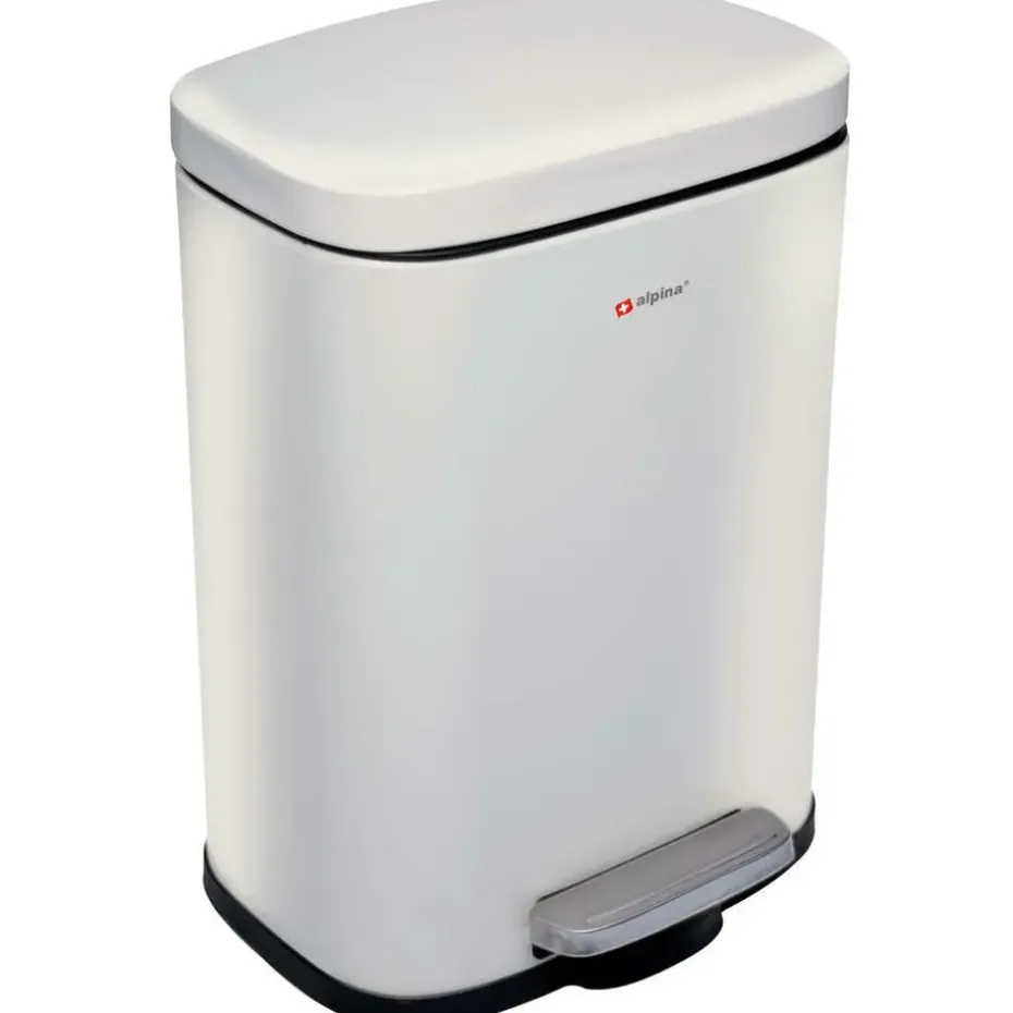 Alpina Pedaalemmer - soft-close - rvs - 5 liter - L21,5 x B18,5 x H30