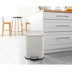 Alpina Pedaalemmer - soft-close - rvs - 5 liter - L21,5 x B18,5 x H30