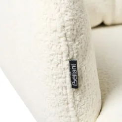 ALPINE - Bureaustoel - Gebroken wit - Bouclé