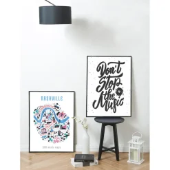 Aluminium Fotokader, Foto lijst voor Foto's met Formaat 50 x 70 cm, Zwarte Rand