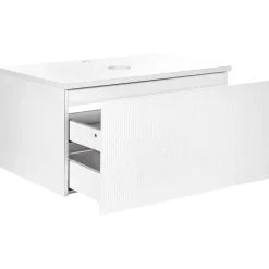 ALZIRA - Badkamermeubel - Wit - 80 x 52 cm - Hout