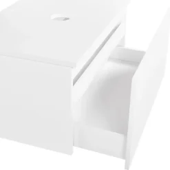 ALZIRA - Badkamermeubel - Wit - 80 x 52 cm - Hout