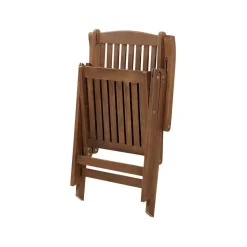 AMANTEA - Bistroset - Donkerhout/Wit - Acaciahout