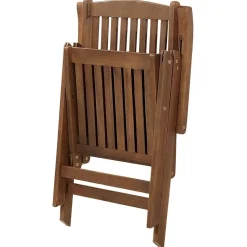 AMANTEA - Bistroset - Donkerhout/Wit - Acaciahout