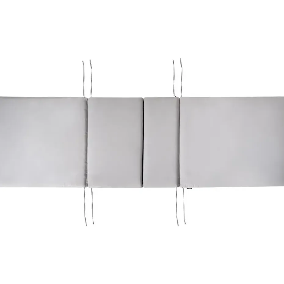 AMANTEA PREMIUM II - Ligstoel - Lichtgrijs - Acaciahout