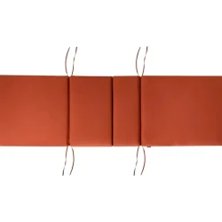 AMANTEA PREMIUM II - Tuinligstoel - Rood - Acaciahout