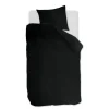 Ambiante Cotton Uni dekbedovertrek - 140x200/220 - Zwart