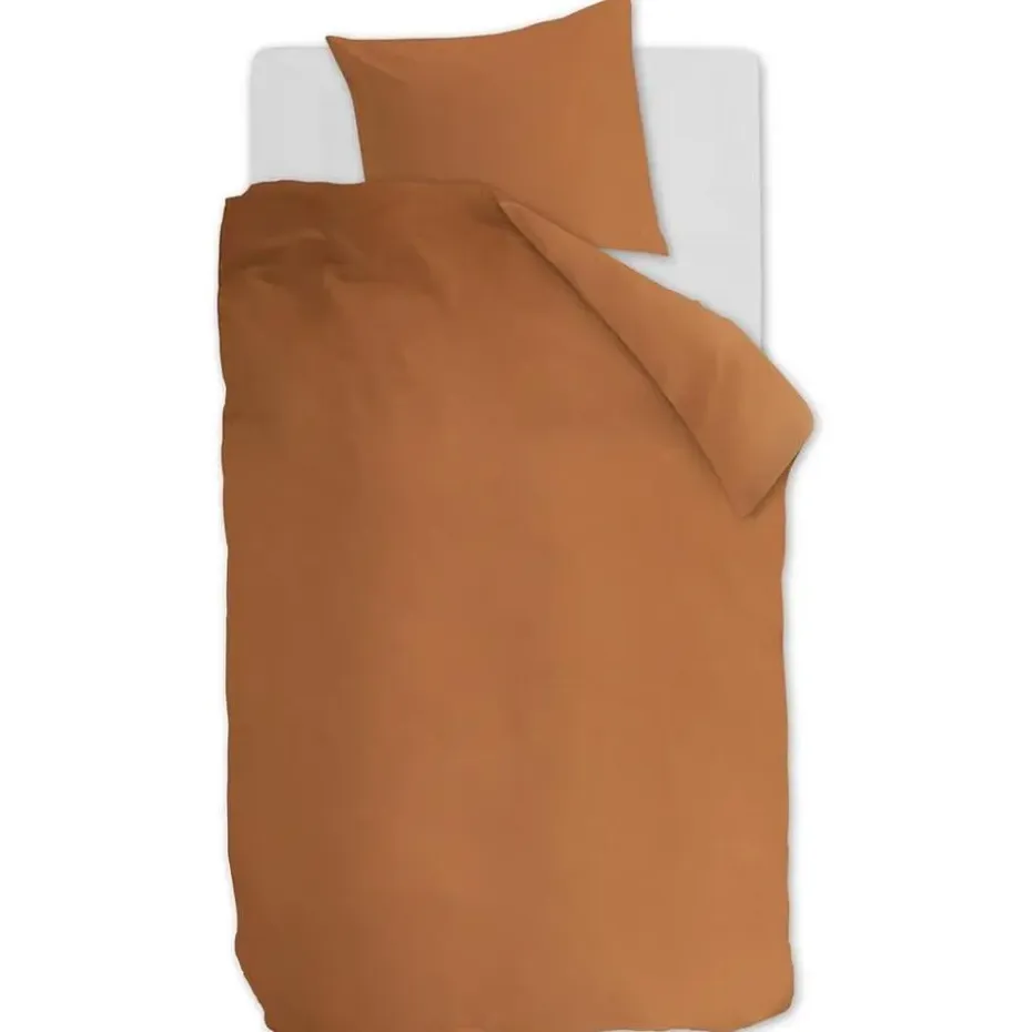 Ambiante Cotton Uni dekbedovertrek - 240x200/220 - Oranje