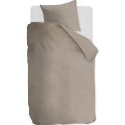 Ambiante Cotton Uni dekbedovertrek - 200x200/220 - Taupe