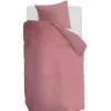 Ambiante Cotton Uni dekbedovertrek - 240x200/220 - Roze
