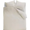 Ambiante Dekbedovertrek Uni Cotton Sand-Lits-jumeaux (240 x 200/220 cm)