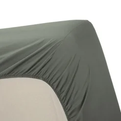 Ambiante Hoeslaken Katoen Green-1-persoons (80x200 cm)