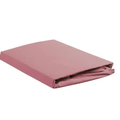 Ambiante Hoeslaken Katoen Roze- 1-persoons (70x200 cm)