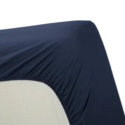 Ambiante Katoen - Hoeslaken - 200x200 - Donker Blauw