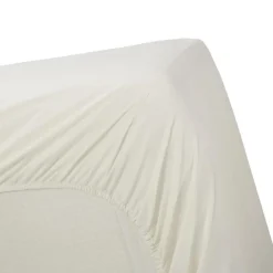 Ambiante Katoen - Splittopper Hoeslaken - 180x220 - Gebroken wit