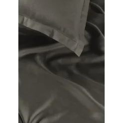 Ambiante Satin Uni dekbedovertrek - 240x200/220 - Donker Grijs