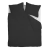 Ambiante Satin Uni dekbedovertrek - 200x200/220 - Zwart