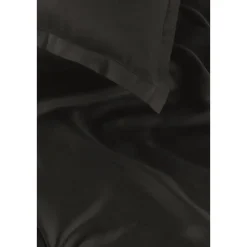 Ambiante Satin Uni dekbedovertrek - 200x200/220 - Zwart