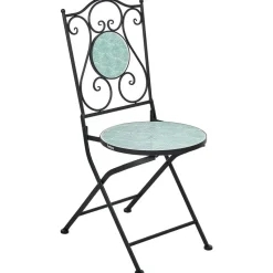 ANAPO - Set van 2 tuinstoelen - Zwart - IJzer