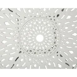 ANCONA - Tuintafel - Wit - 90 x 90 cm - Aluminium