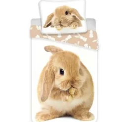 Animal Pictures Konijn - Dekbedovertrek-140x200cm