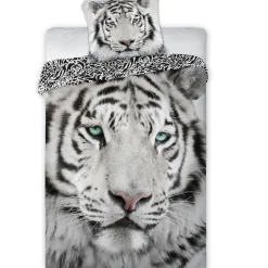 Animal Pictures Tijger - Dekbedovertrek - Eenpersoons - 140 x 200 cm - Multi