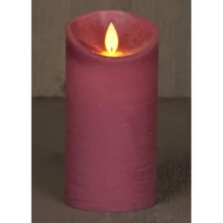 Anna's Collection Led stompkaars - oudroze - H15 x D7,5 cm