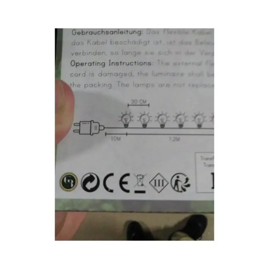 Anna's Collection Lichtsnoer - tuinverlichting wit - 720 cm