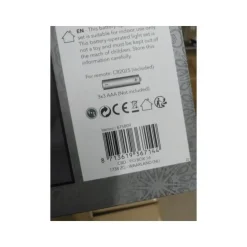 Anna's Collection Stompkaarsen - 3x - wit - LED kaarsen