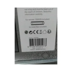 Anna's Collection Stompkaarsen - 3x - zwart - LED kaarsen