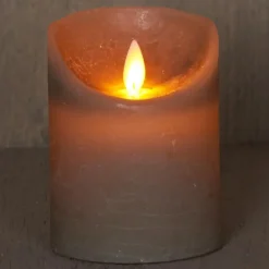 Anna's Collection Stompkaars - LED - taupe - H10 cm