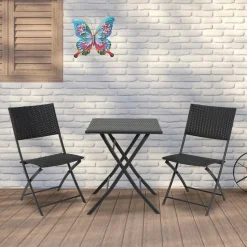 Anna's Collection Tuindecoratie vlinder - 17 x 18 cm - metaal